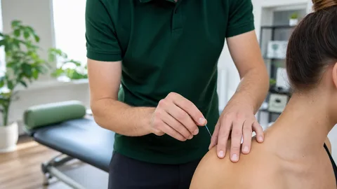 Suche igłowanie (dry needling) w gabinecie fizjoterapii